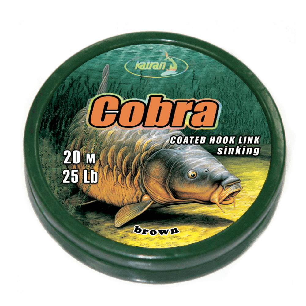 Vlechtwerk Katran Coated Hooklink Cobra 25 lb 20 m