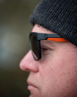 Gepolariseerde zonnebril Fox Collectie Zwart en Oranje