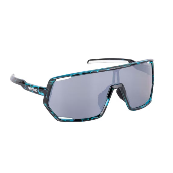 Brillen gepolariseerde zon Shimano Lesath Carey blauw en zilver