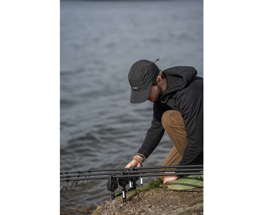 Cap Avid Carp Stealth 5-paneel Zwart