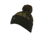Gorro Avid Carp Camo y Negro con bola - Tienda Carpfishing