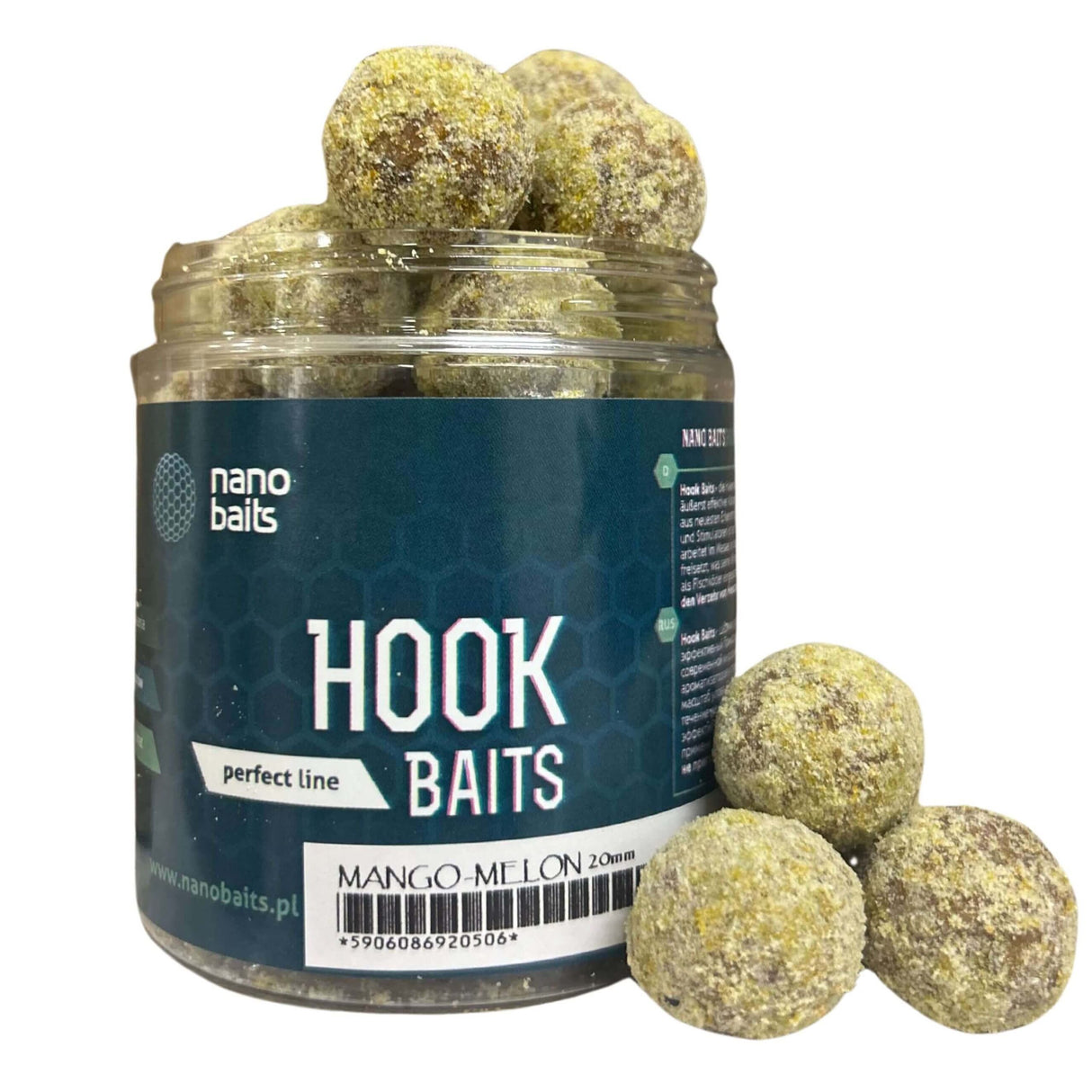 Hard Hook Baits Nano Baits Meloen handvat 18 mm