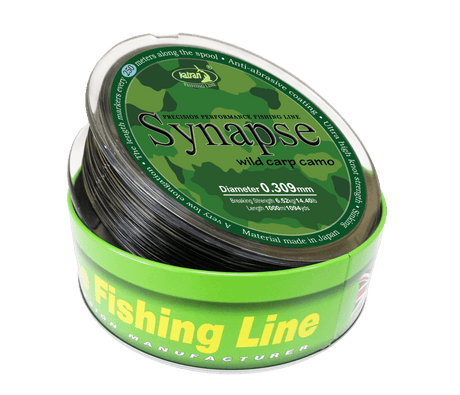 Hilo Katran Synapse Wild Carp Camo 0,30 mm 1000 m - Tienda Carpfishing