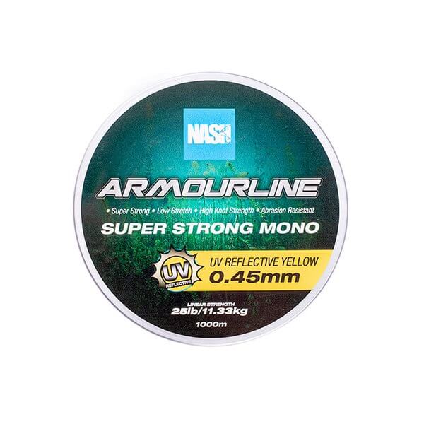 Draad Nash Armourline Super Strong UV-geel 1000 m