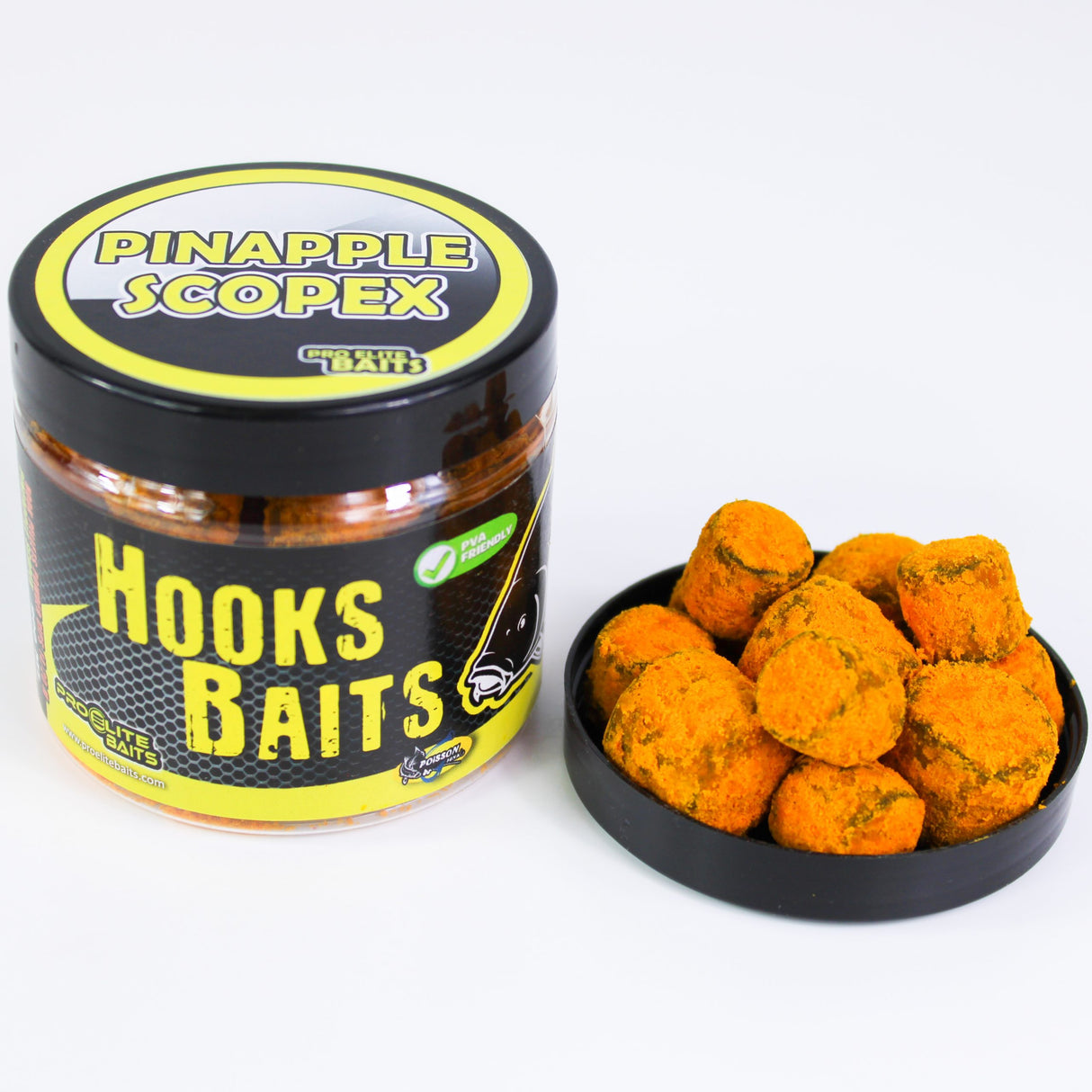 Haakkorrels poeder Pro Elite Baits Scopex Ananas 14-20 mm