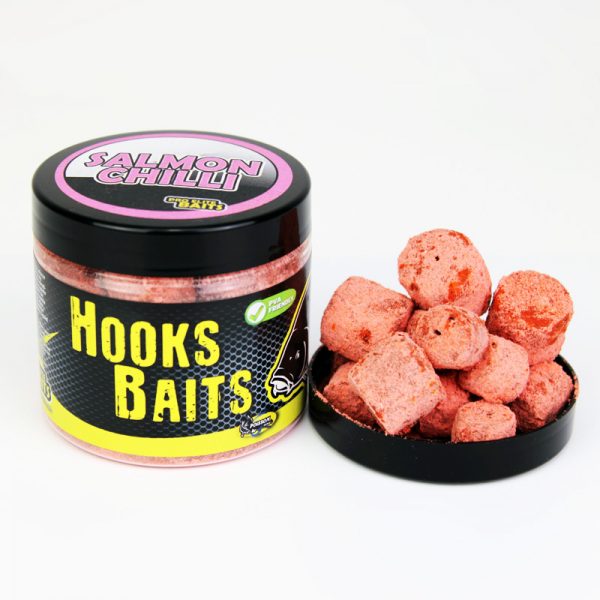 Haakkorrels poeder Pro Elite Baits Zalm Spaanse peper 14-20 mm