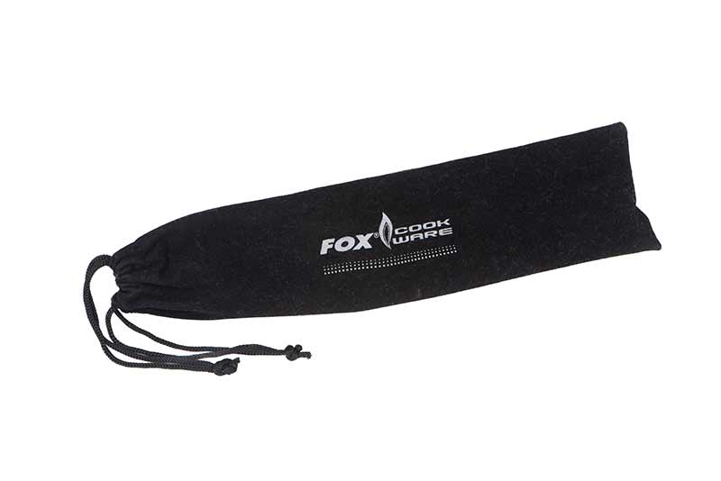 Set bestek Fox CookWare} zwart roestvrij staal