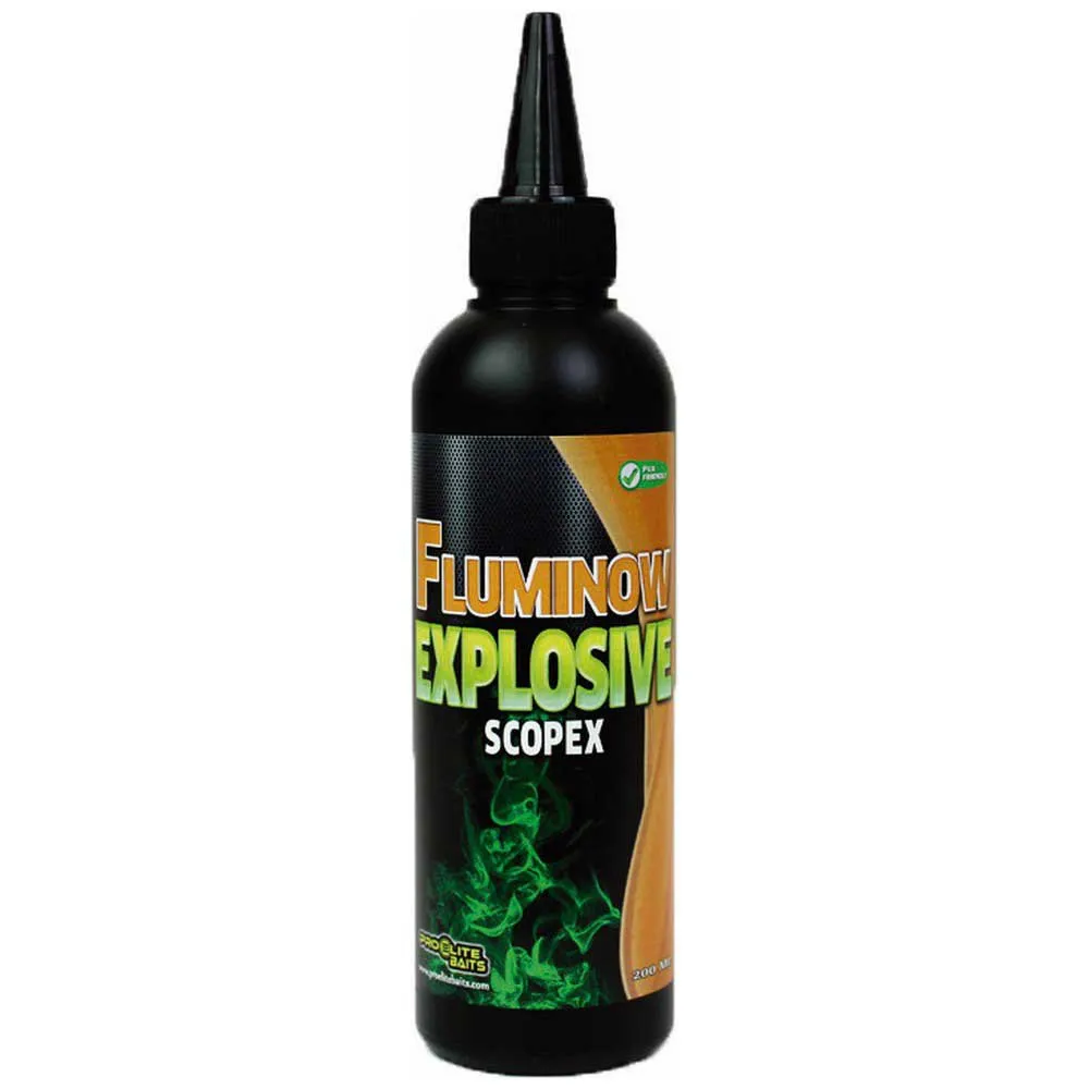 Vloeistof Fluminow Explosief Pro Elite Baits Scopex 200 ml