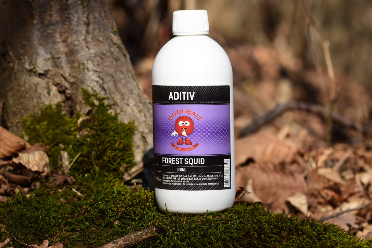 Enhancer vloeistof Dudi Bait Forest Squid 500 ml