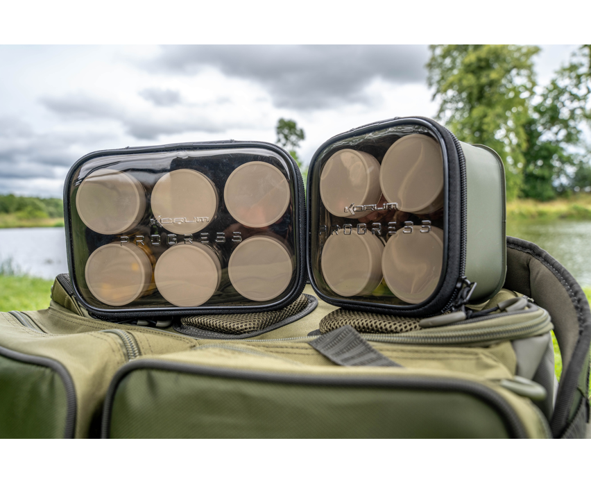 Carryalls van 6 lokaaspotten Korum Eva