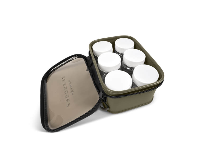 Carryalls van 6 lokaaspotten Korum Eva