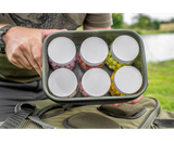 Carryalls van 6 lokaaspotten Korum Eva
