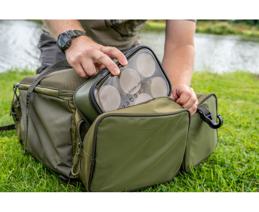 Carryalls van 6 lokaaspotten Korum Eva
