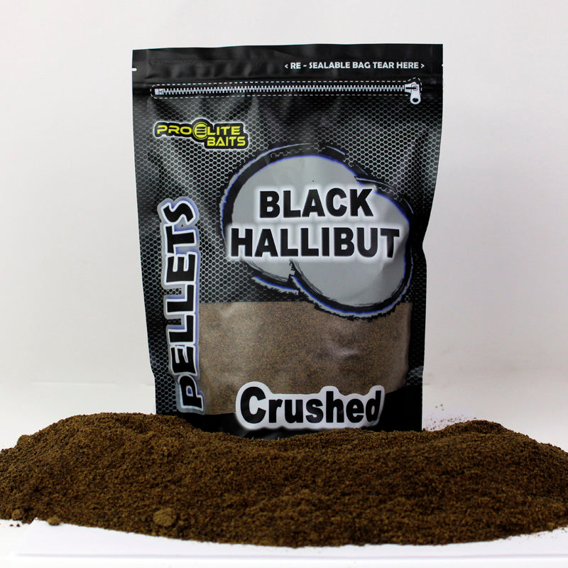 Pellets versnipperd Pro Elite Baits Zwarte heilbot 900 g