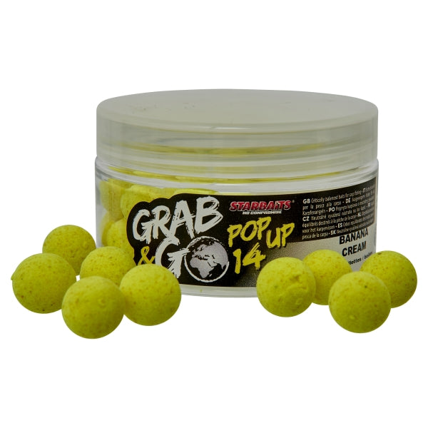 Pop Ups Starbaits Grab Ga banaan Cream 14 mm