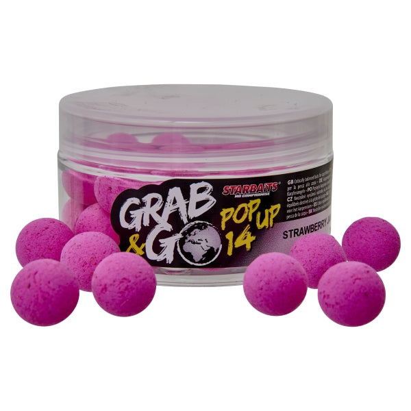 Pop Ups Starbaits Grab Ga naar Strawberry Jam 14 mm