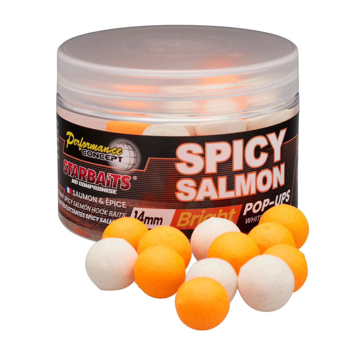 Pop ups Starbaits PC Spicy Salmon Helder 14 mm