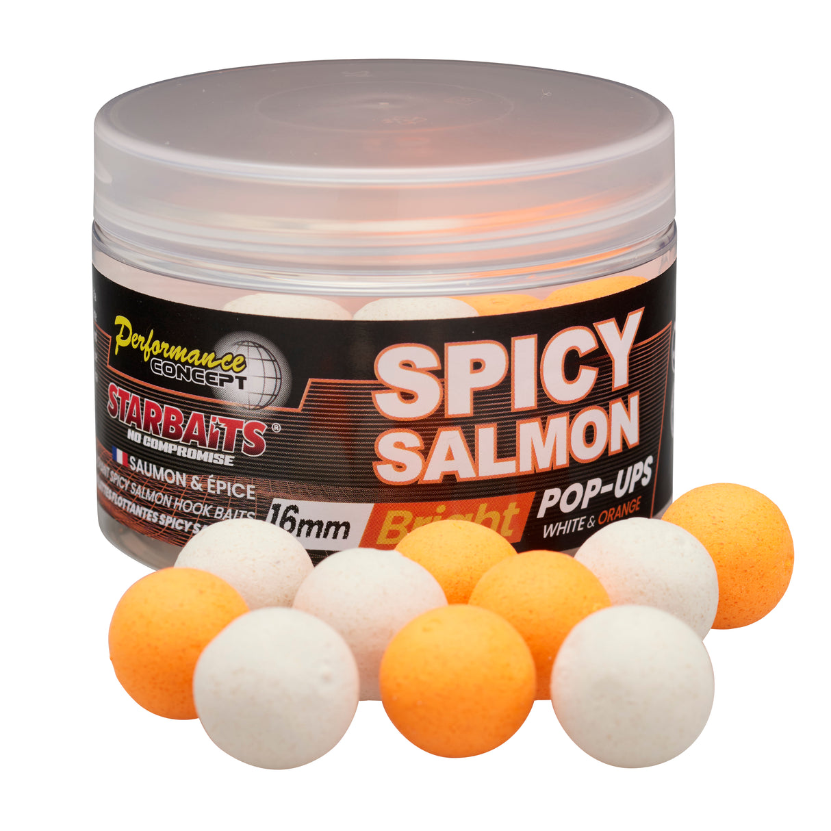 Pop ups Starbaits PC Spicy Salmon Helder 16 mm