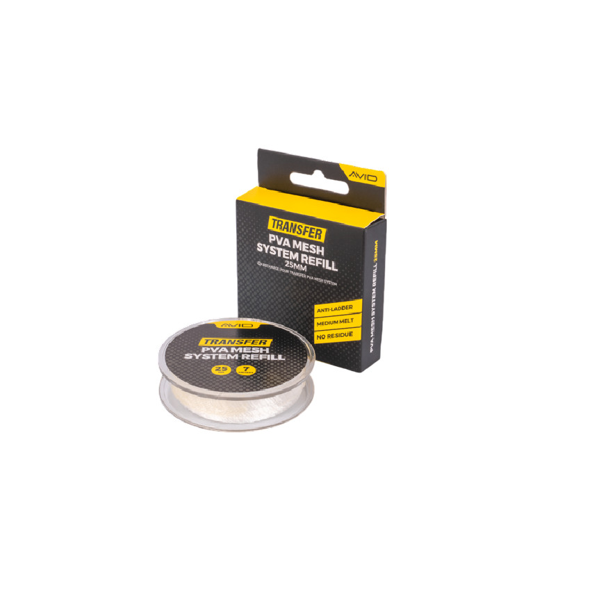 Vervanging van gaas Pva Avid Carp 25 mm