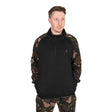 Sudadera Fox LW Negro y Camo con cremallera - Tienda Carpfishing
