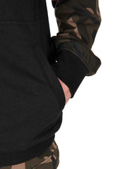 Sudadera Fox LW Negro y Camo con cremallera - Tienda Carpfishing
