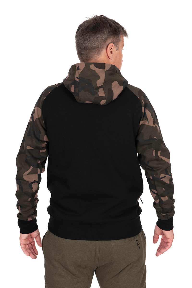 Sweatshirt Fox 310 Zwart Camo sweatshirt met capuchon