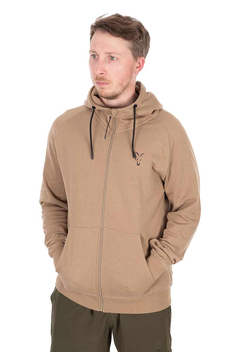 Sweatshirt Fox LW Tan Ltd Edition Zip-up hoody met capuchon