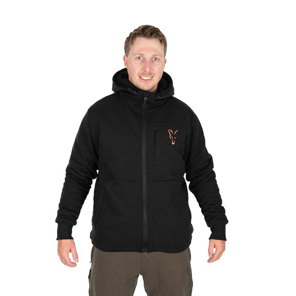 Sweatshirt Fox Sherpa Zwart/Oranje