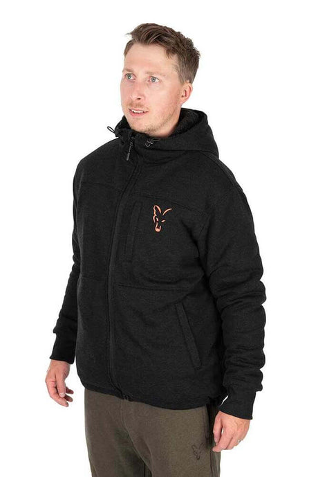 Sweatshirt Fox Sherpa Zwart/Oranje