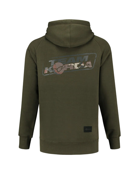 Sweatshirt Korda TK Donkergroen met capuchon