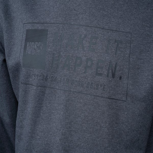 Sweatshirt Nash Make It Happen Coordinates Blauw Grijs