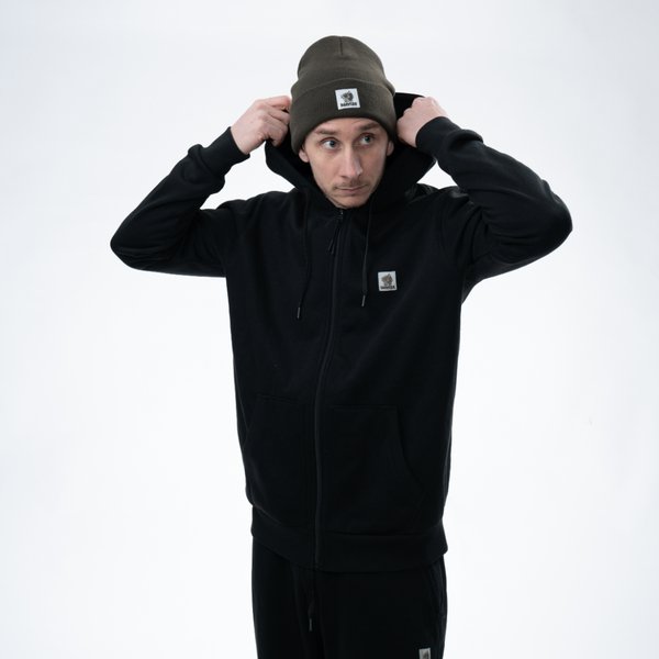 Sweatshirt Nash Make It Happen met rits Zwart