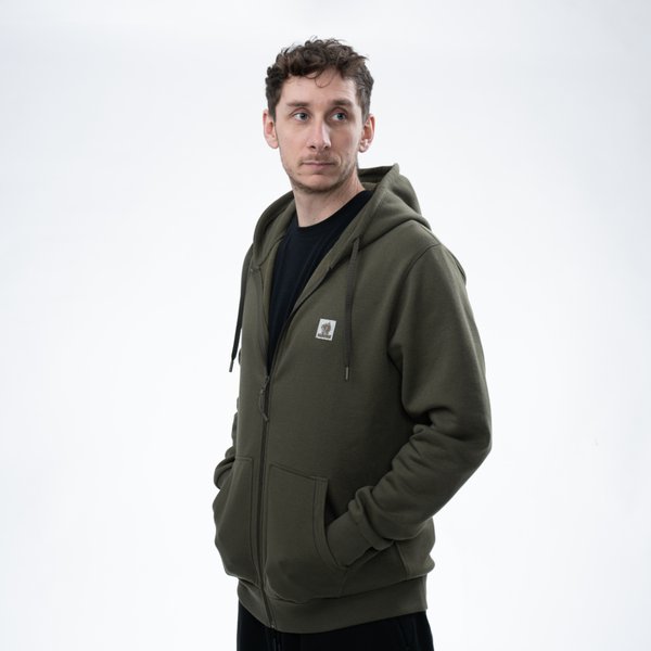 Sweatshirt Nash Make It Happen met rits Groen
