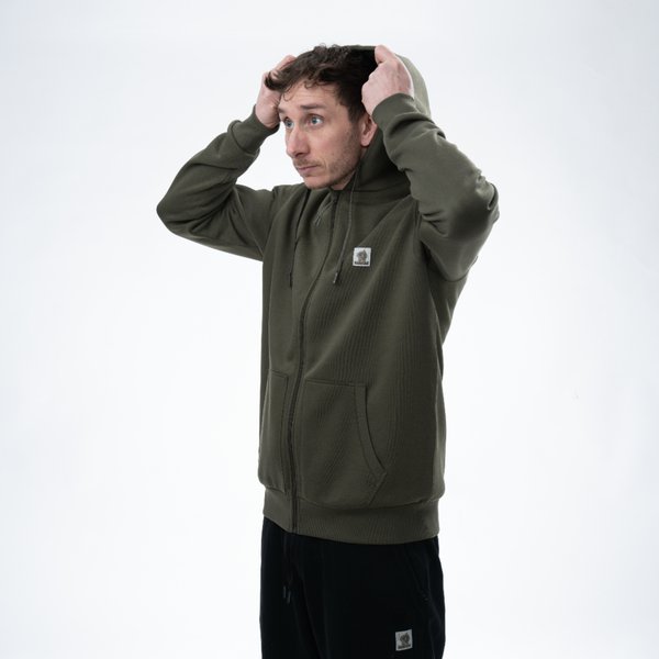 Sweatshirt Nash Make It Happen met rits Groen