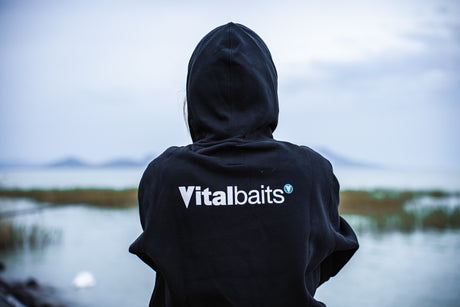 Sweatshirt Vitalbaits Blauw met capuchon