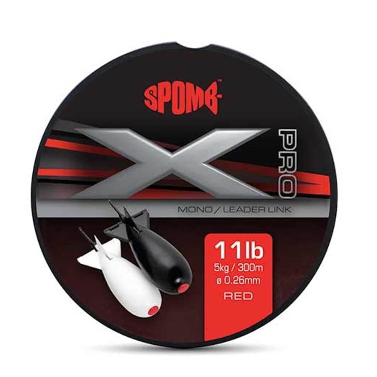 Vlechtwerk Spomb X Pro Mono Rood 300 m