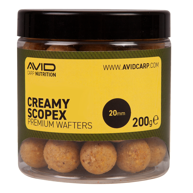 Pop ups Avid Carp Romige Scopex 20 mm