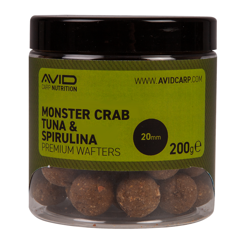 Wafters Avid Carp Premium Monster Crab Tonijn & Spirulina 20 mm