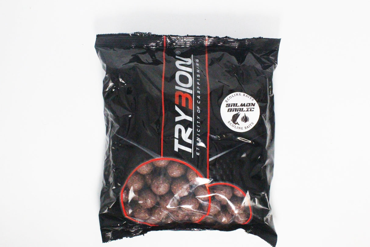 Boilies Trybion Zalm Garlic 1kg-20mm