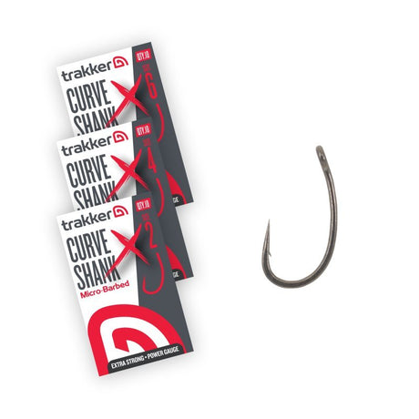 Anzuelos Trakker Curve Shank XS - Tienda Carpfishing
