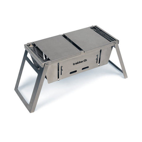Barbacoa plegable Trakker Armolife SS - Tienda Carpfishing