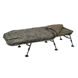 Bed Chair con saco de dormir Trakker RLX Camo 6 patas - Tienda Carpfishing