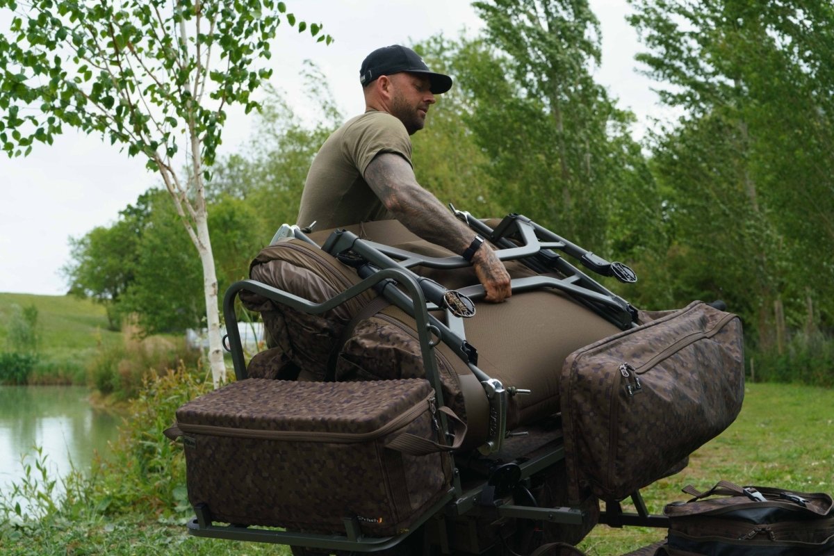 Bed Chair Solar SP C-Tech Memory Foam STD 8 patas - Tienda Carpfishing