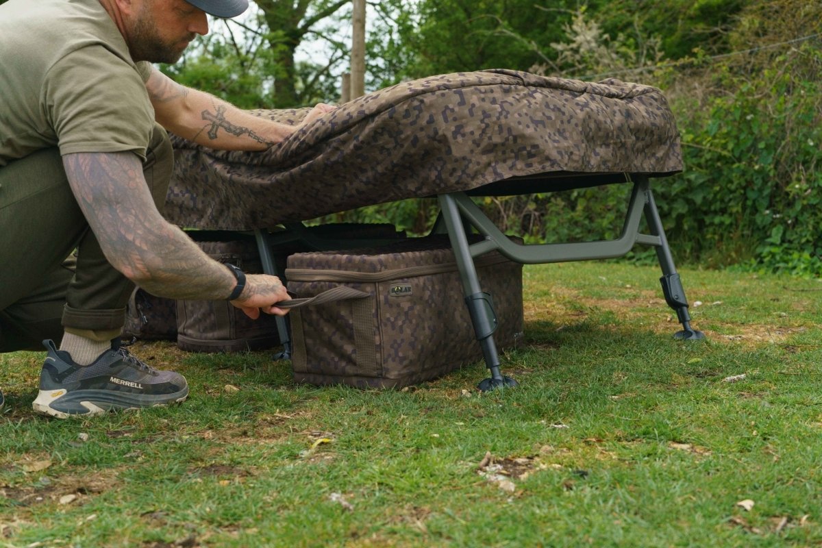 Bed Chair Solar SP C-Tech Memory Foam STD 8 patas - Tienda Carpfishing