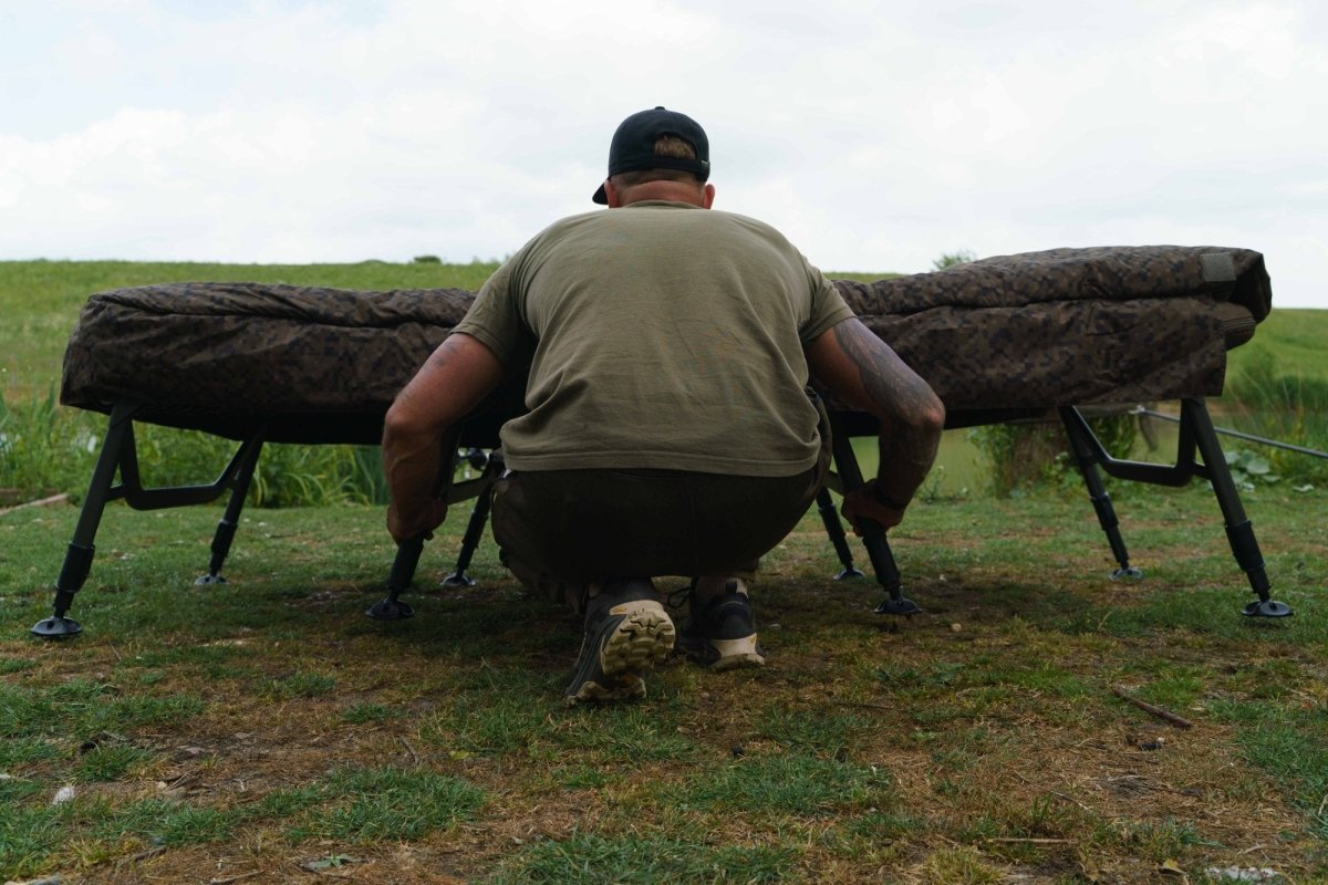 Bed Chair Solar SP C-Tech Memory Foam STD 8 patas - Tienda Carpfishing