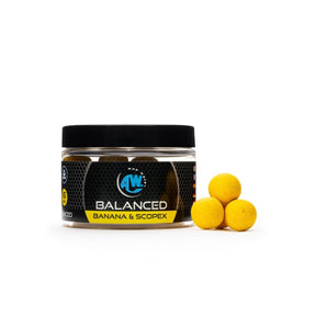Boilies Evenwichtig Any Water Banaan & Scopex 16mm - Tienda Carpfishing