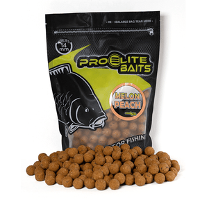 Boilies Pro Elite Baits Melon & Peach 14 mm - Tienda Carpfishing