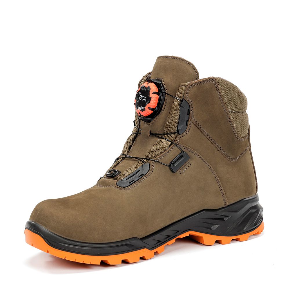 Botas Chiruca Cares Boa Hi Vis 08 Gore - Tex Verde y Naranja - Tienda Carpfishing