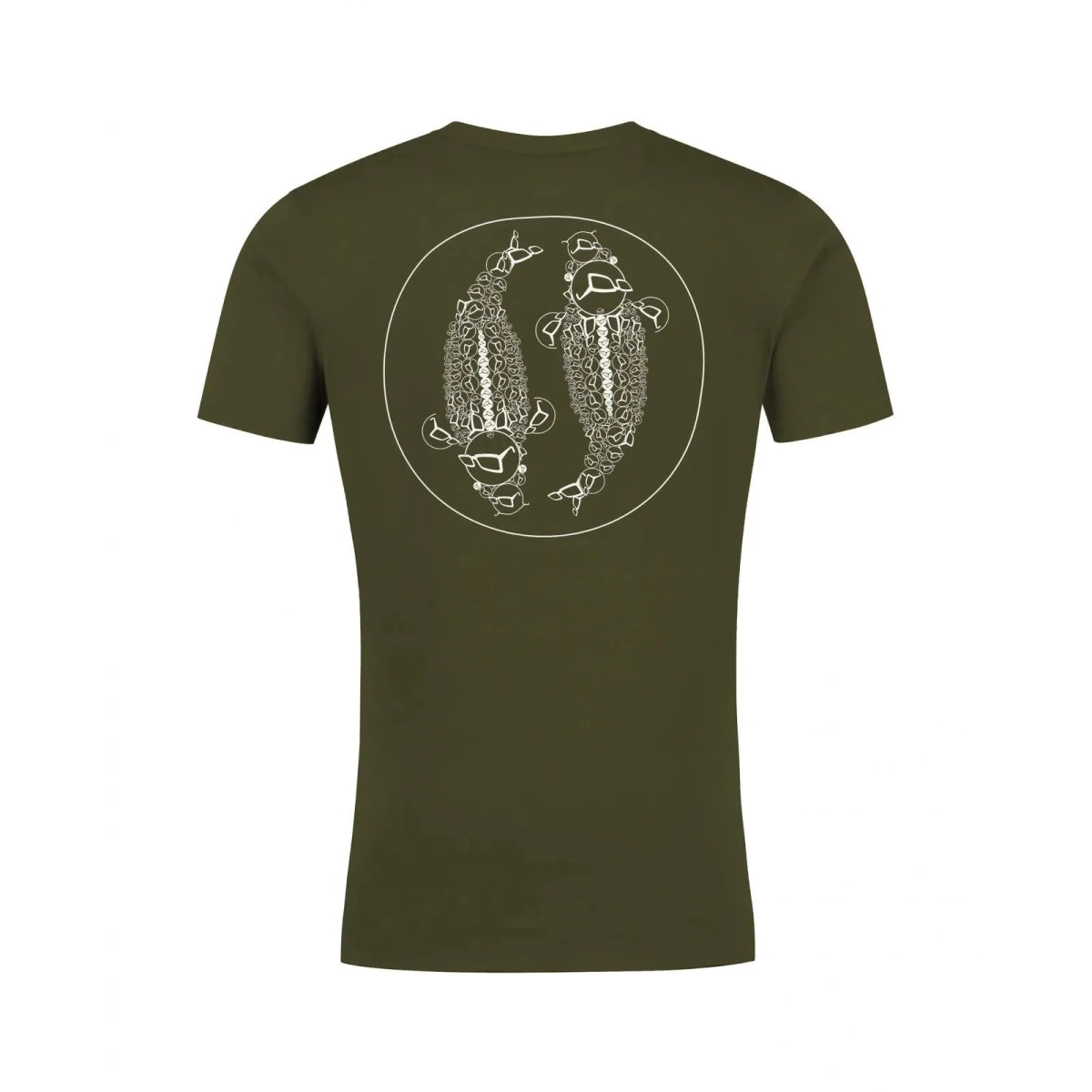 Camiseta Mujer Korda Mandala Dark Olive - Tienda Carpfishing