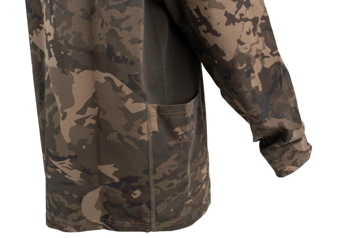 Camiseta Nash ZT Lite Luxe Camo manga larga - Tienda Carpfishing